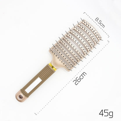 Hairbrush Anti Klit Brushy Haarborstel Women Detangler Hair Brush Bristle Nylon Scalp Massage  Teaser Hair Brush Comb