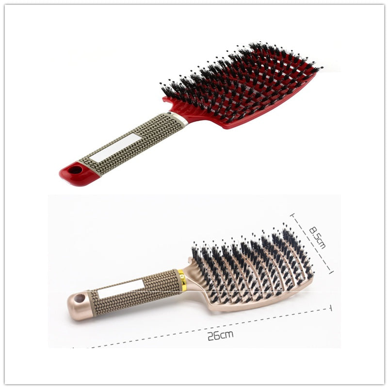 Hairbrush Anti Klit Brushy Haarborstel Women Detangler Hair Brush Bristle Nylon Scalp Massage  Teaser Hair Brush Comb