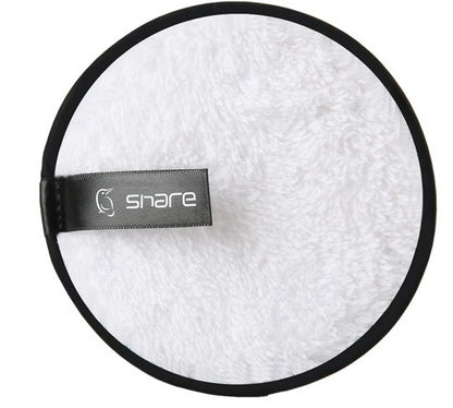 Clear water lazy makeup remover double-sided microfiber suede makeup remover puff