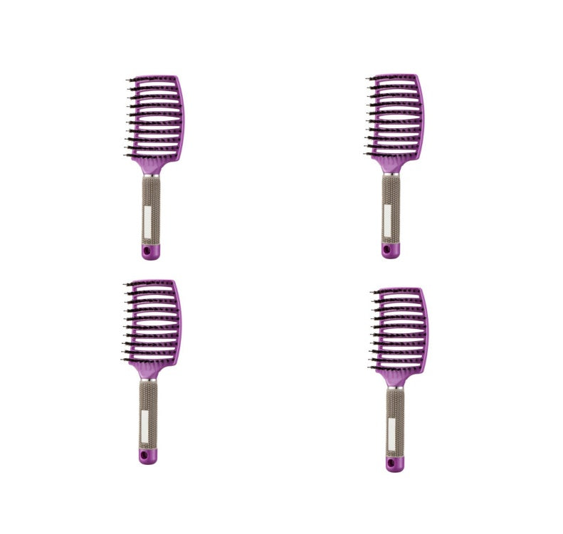 Hairbrush Anti Klit Brushy Haarborstel Women Detangler Hair Brush Bristle Nylon Scalp Massage  Teaser Hair Brush Comb